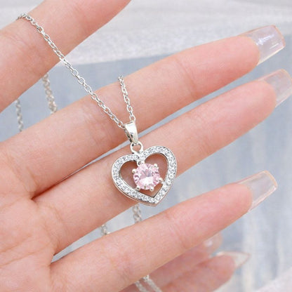 Love Heart Gold Plated Pendant Necklace